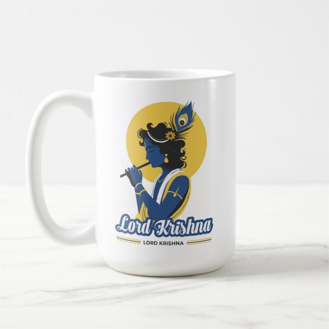 Caneca De Café Lord Krishna Ji T-Shirt (Esquerda)