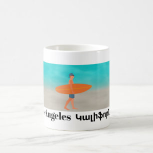 Caneca De Café Los Angeles,Կ ա ի ֆ ո լ ր ն ի ա Coffee Mug