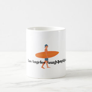 Caneca De Café Los Angeles,Կ ա ի ֆ ո լ ր ն ի ա Coffee Mug