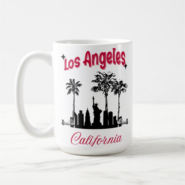 Caneca De Café Los Angeles California (Esquerda)