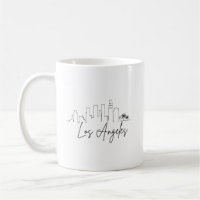 Los Angeles, Califórnia | Linha Skyline Estilizada