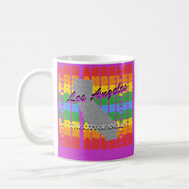 Caneca De Café Los Angeles coffee mug  (Esquerda)