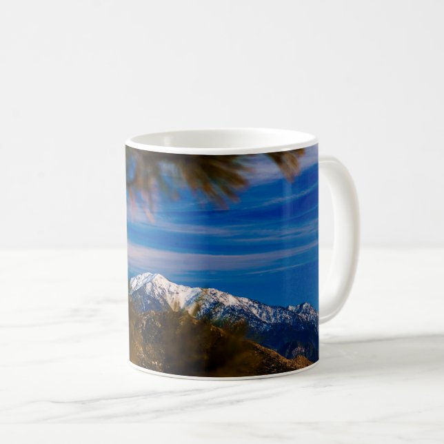 Caneca De Café Los Angeles Crest (Frente Esquerda)