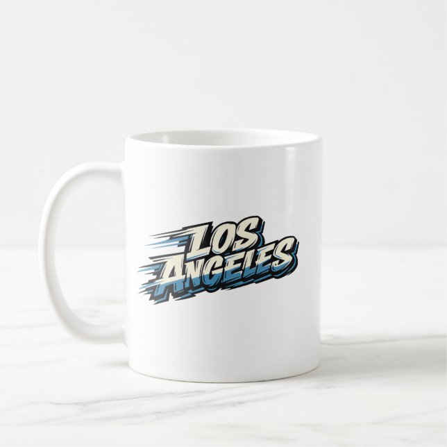 Caneca De Café Los Angeles Drift Layers (Esquerda)