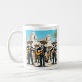 Caneca De Café Los Coyotes Mariachi 