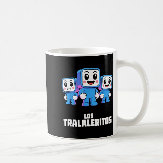 Caneca De Café Los Tralaleritos - Funny Italian Brainrot Cringe K (Direita)