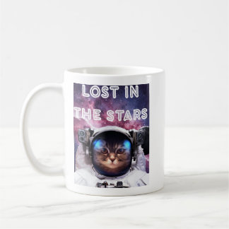 Caneca De Café Lost in the Stars Cat Astronaut Mug 