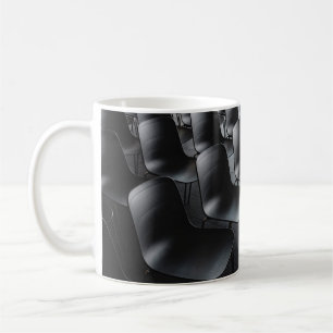 CANECA DE CAFÉ LOTE DE CADEIRA PRETA