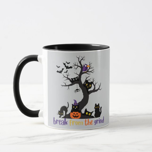 Caneca de Café Lot's Of Black Cats (Esquerda)