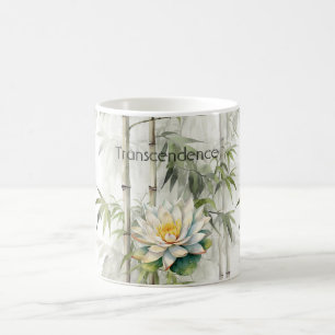 Caneca De Café Lótus de Bambu Serenidade Budismo Transcendência