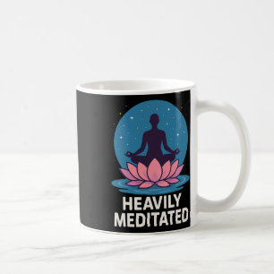 Caneca De Café Lótus de Yoga Profundamente Meditado