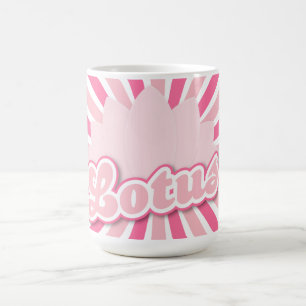 Caneca De Café Lótus Flor de Rosa