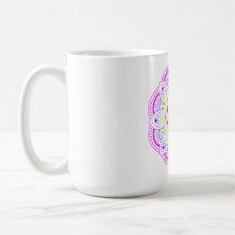 Caneca De Café Lotus Mandala Design