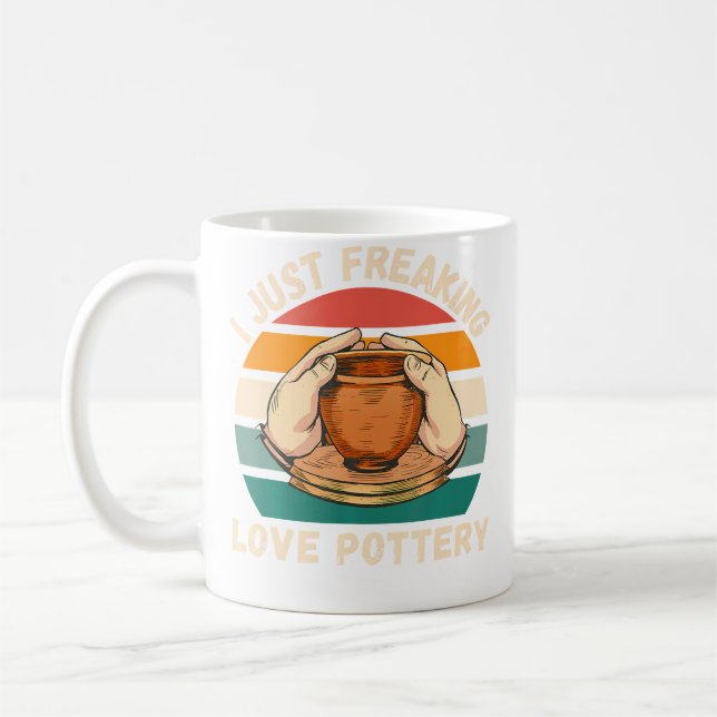 Caneca De Café Louça Antiga Eu Amo Louça Adoro Louça (Esquerda)