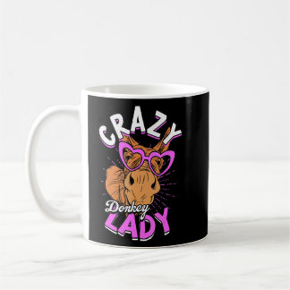 Caneca De Café Louca Donkey Lady Animal Donkey Farmer Donkey