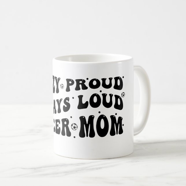 Caneca De Café Louca Orgulho Sempre Louca Mãe (Frente Esquerda)