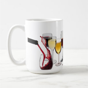 Caneca De Café Louça para bebida de vinho SlipperyJoe's trocadilh