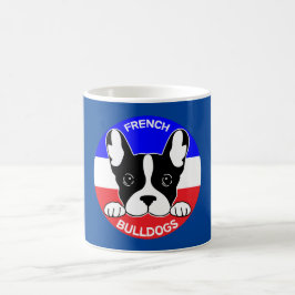 Caneca De Café Louco Com Cachorros Franceses - Cachorros De Menos