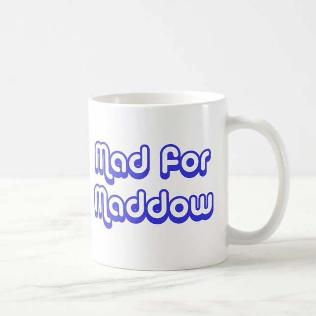 Caneca De Café Louco para Maddow (Direita)
