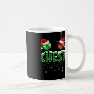 Caneca De Café Loucos de peito Casal de Natal Correspondente