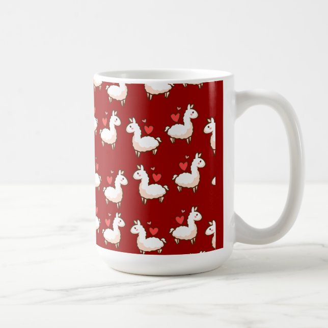 Caneca De Café Loucura do lama (Direita)