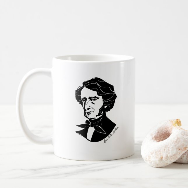 Caneca De Café Louis-Hector Berlioz (Com Donut)