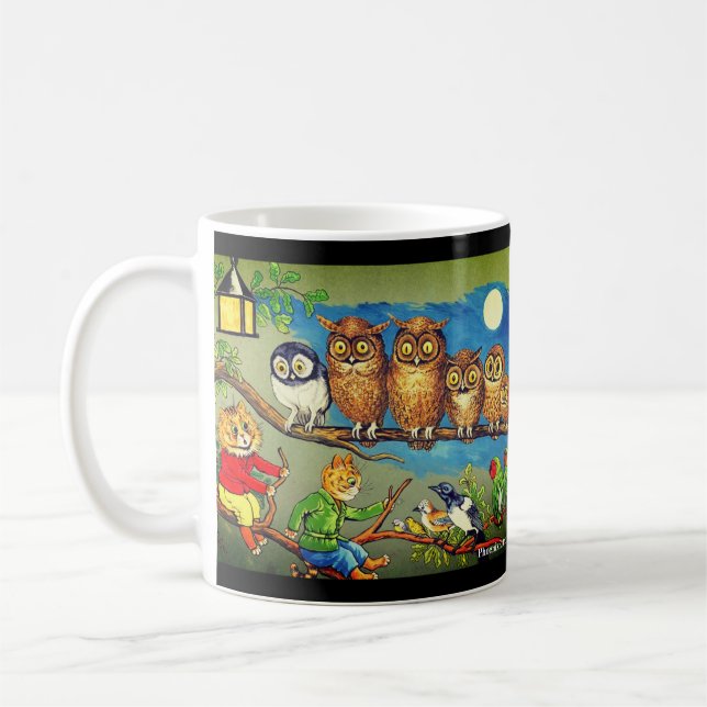 Caneca De Café Louis Wain Cats & Owls Mug (Esquerda)