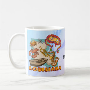 Caneca De Café Louisiana