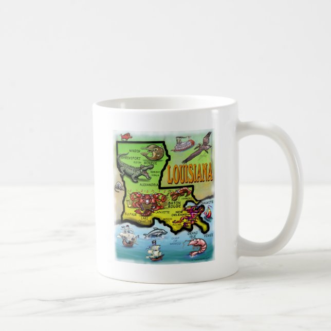Caneca De Café Louisiana (Direita)