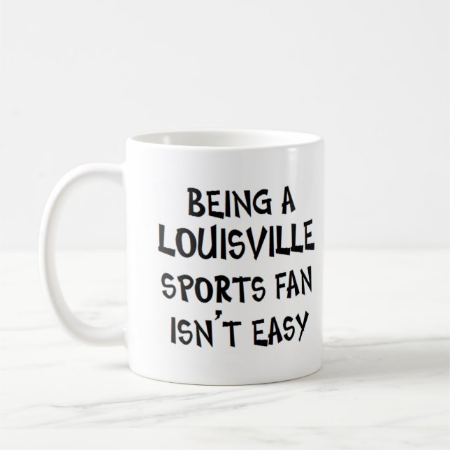 Caneca De Café louisville sports fan, being (Esquerda)