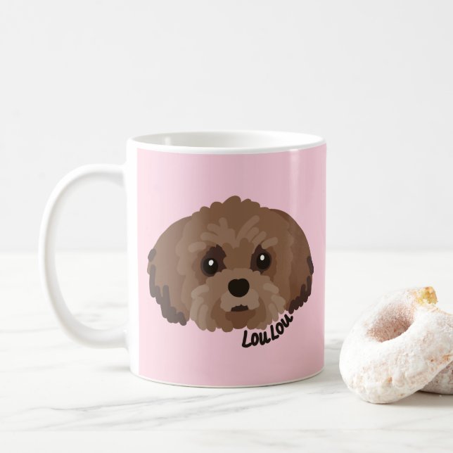 Caneca De Café LouLou para Debi (Com Donut)