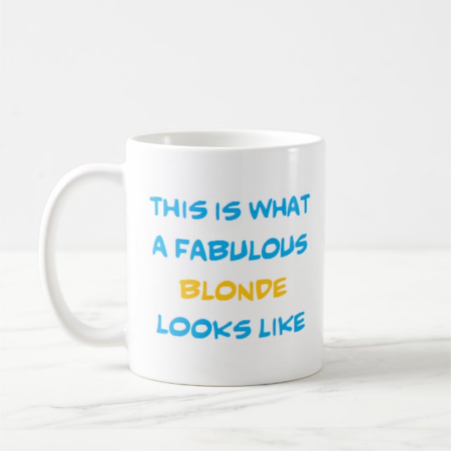 Caneca De Café loura fabulosa (Esquerda)