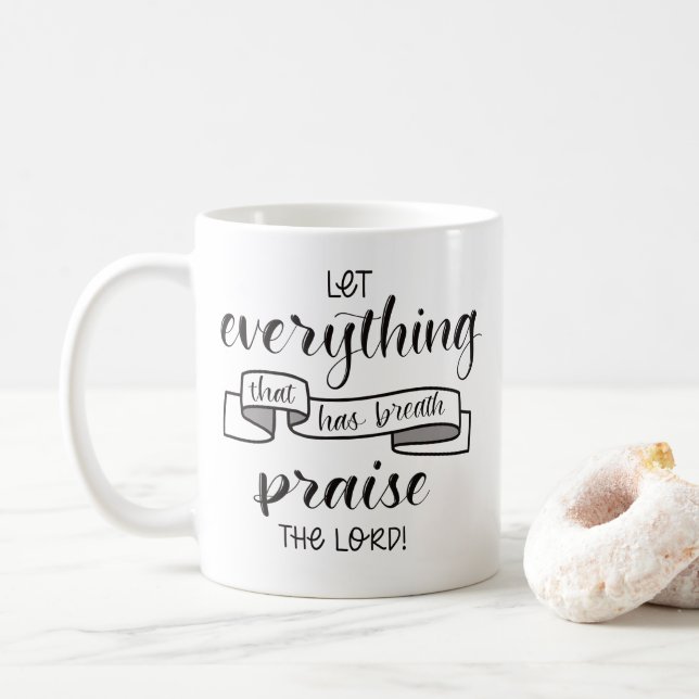 Caneca De Café Louvado Senhor (Com Donut)