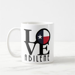 Caneca De Café LOVE Abilene, Texas11oz