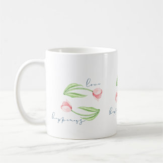 Caneca De Café Love and Happiness