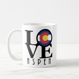 Caneca De Café LOVE Aspen Colorado 11oz