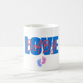 Caneca De Café Love Baby Minimal mug