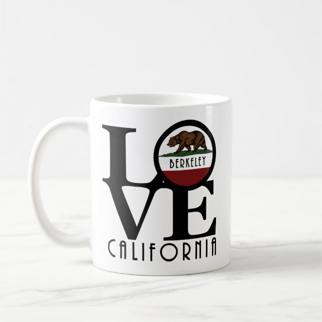 Caneca De Café LOVE Berkeley California 11oz (Esquerda)