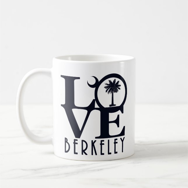 Caneca De Café LOVE Berkeley SC 11oz (Esquerda)