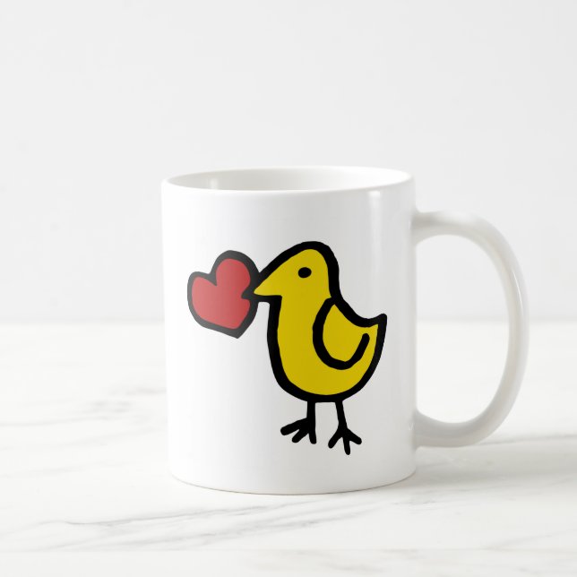 Caneca De Café Love Bird (Direita)