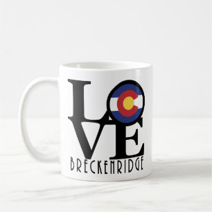 Caneca De Café LOVE Breckenridge 11oz