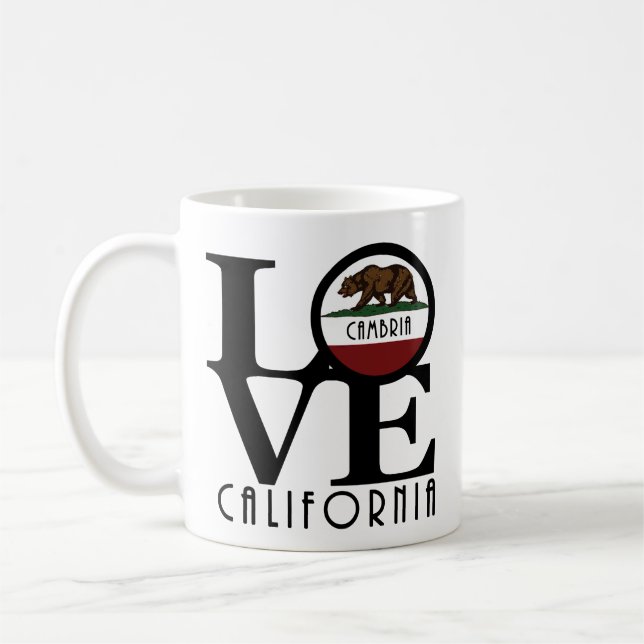 Caneca De Café LOVE Cambria 11oz (Esquerda)