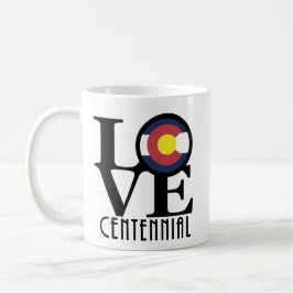 Caneca De Café LOVE Centennial Colorado 11oz