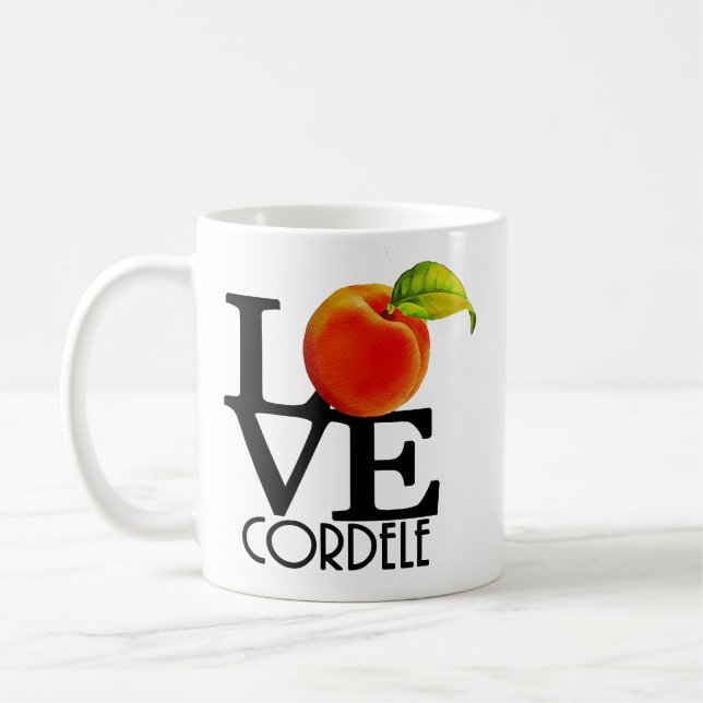 Caneca De Café LOVE Cordele Georgia 11oz (Esquerda)