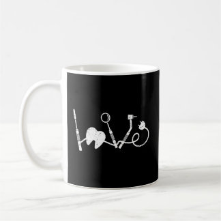Caneca De Café Love Dentist Dental Assistant Dental Hyg