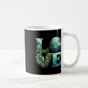 Caneca De Café Love Earth Day Planet Nature 2025 Environmental Ec
