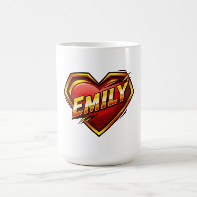 Caneca De Café Love Emily (Centro)