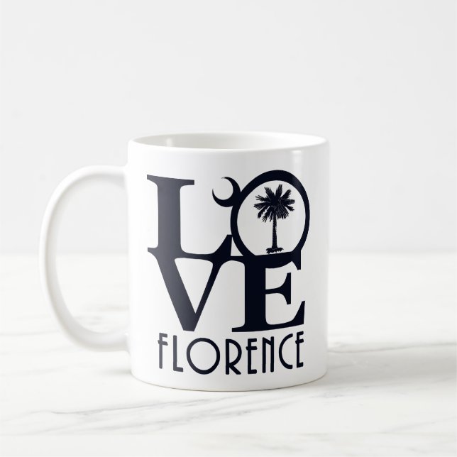 Caneca De Café LOVE Florence SC 11oz (Esquerda)