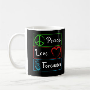 Caneca De Café Love Forensical Science DNA Investigator