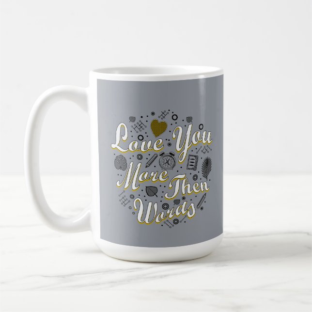 Caneca De Café love forever, (Esquerda)